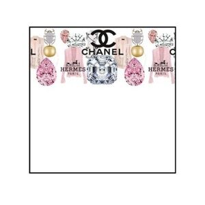 Chanel Designer Stationery Set - Black and White